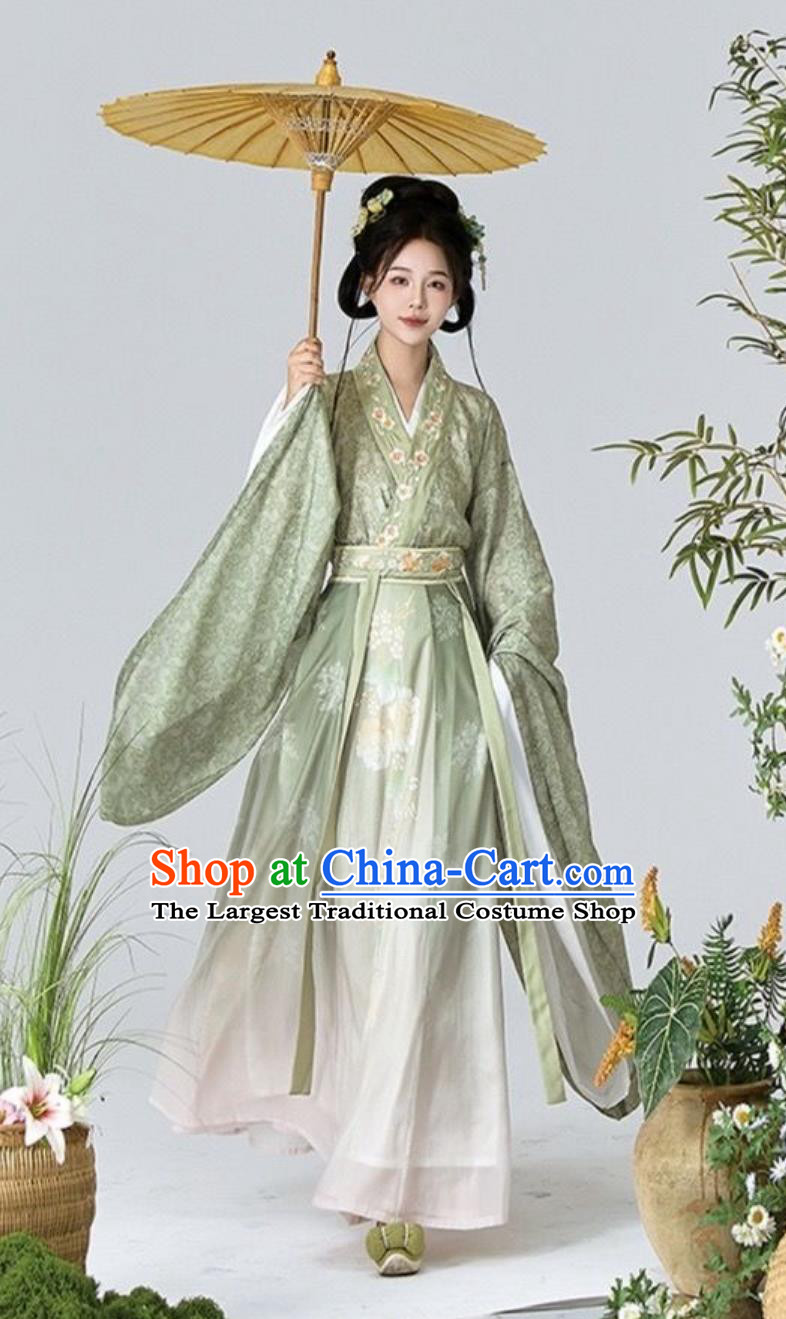 Traditional Southern and Northern Dynasties Hanfu Chinese Jin Dynasty Noble Lady Dress Ancient China Princess Clothing
