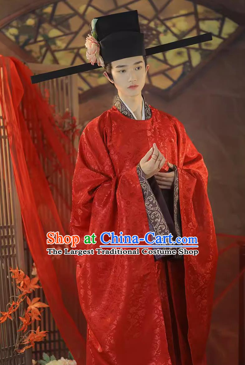 Traditional Wedding Clothing Ancient China Song Dynasty Groom Hanfu Chinese Song Dynasty Official Costume