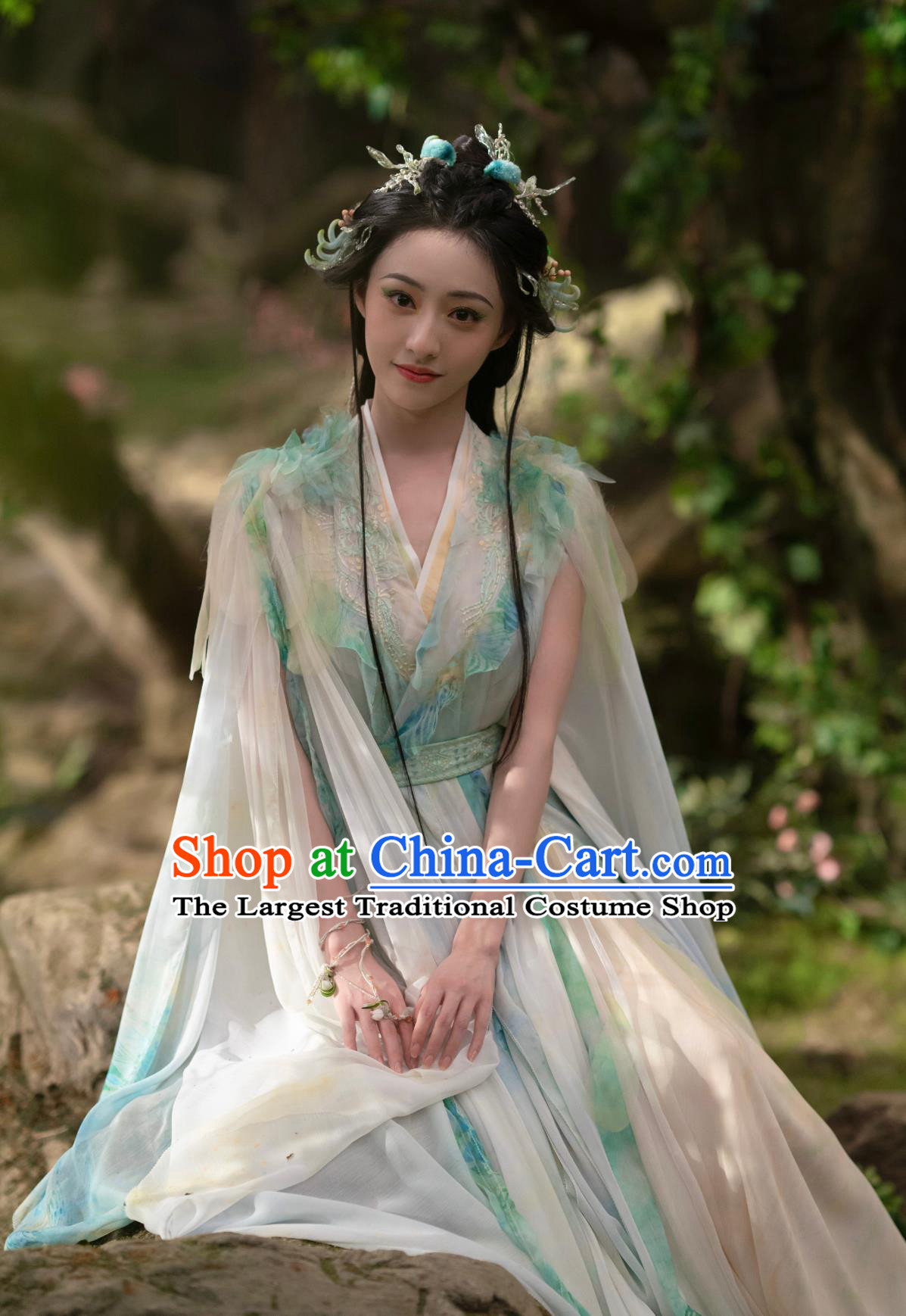 Chinese TV Series Fox Spirit Matchmaker Red Moon Pact Tushan Rong Rong Dress Ancient China Goddess Clothing