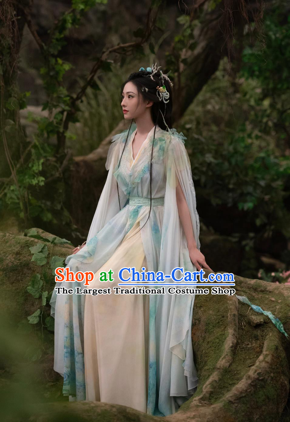 Chinese TV Series Fox Spirit Matchmaker Red Moon Pact Tushan Rong Rong Dress Ancient China Goddess Clothing