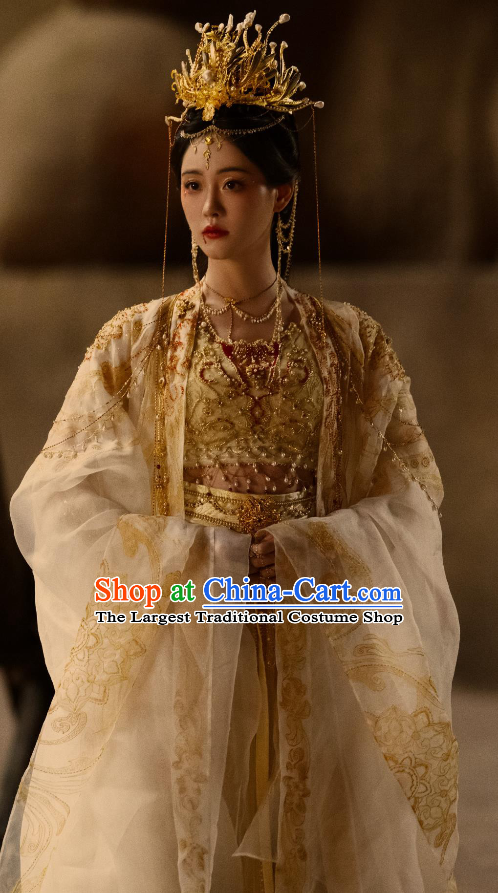 Ancient China Princess Clothing Chinese TV Series Fox Spirit Matchmaker Red Moon Pact Bu Tai Dress