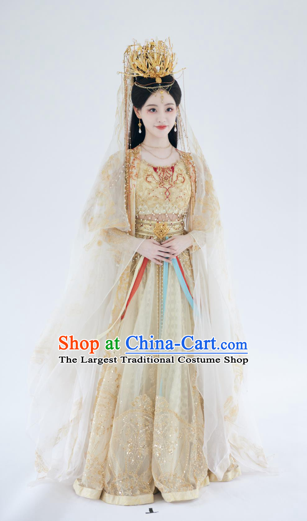 Ancient China Princess Clothing Chinese TV Series Fox Spirit Matchmaker Red Moon Pact Bu Tai Dress