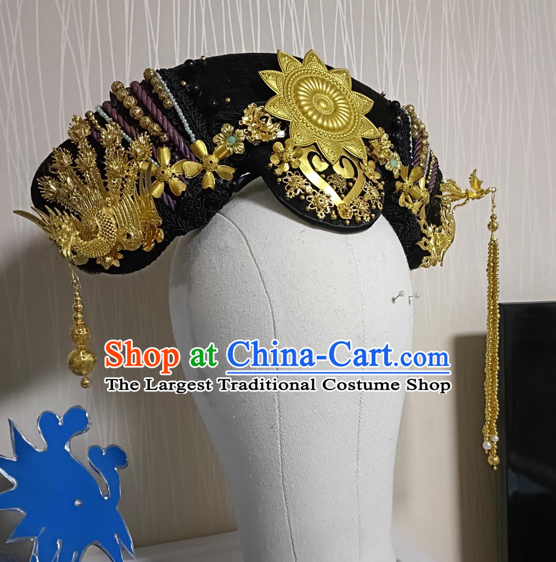 Empresses In The Palace Consort Hua Headdress Qing Dynasty Imperial Consort Hairpiece Ancient Chinese Style Hair Accessories