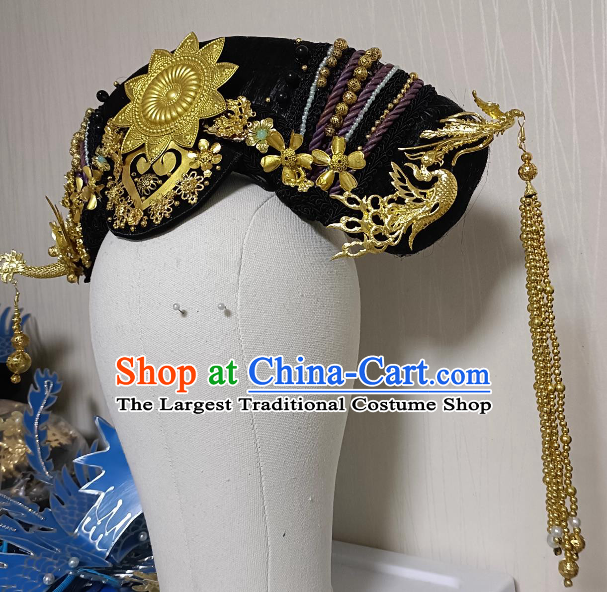 Empresses In The Palace Consort Hua Headdress Qing Dynasty Imperial Consort Hairpiece Ancient Chinese Style Hair Accessories