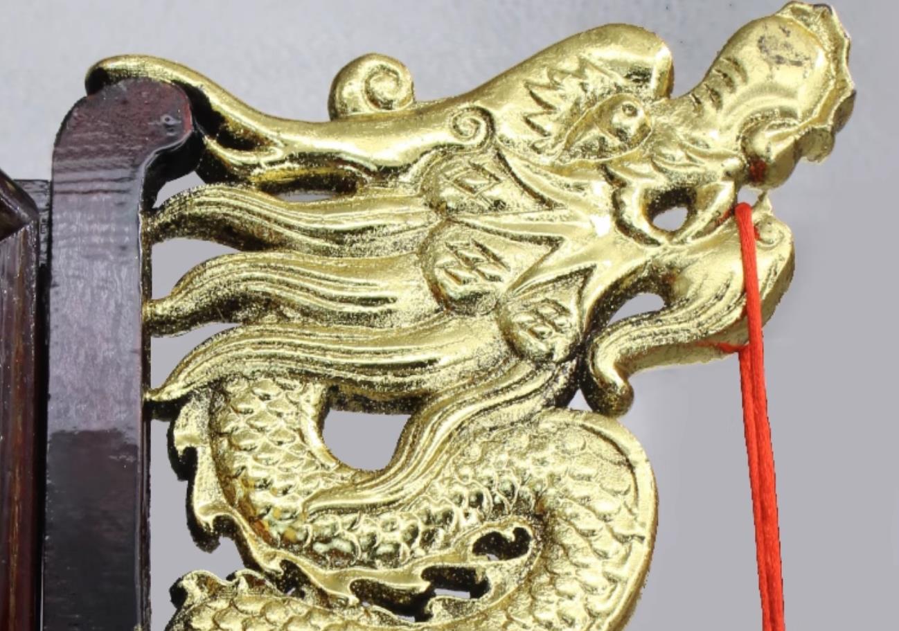 Chinese Wood Antique Gold Gilded Palace Lantern Traditional Corridor Lamp Decoration Hanging Light