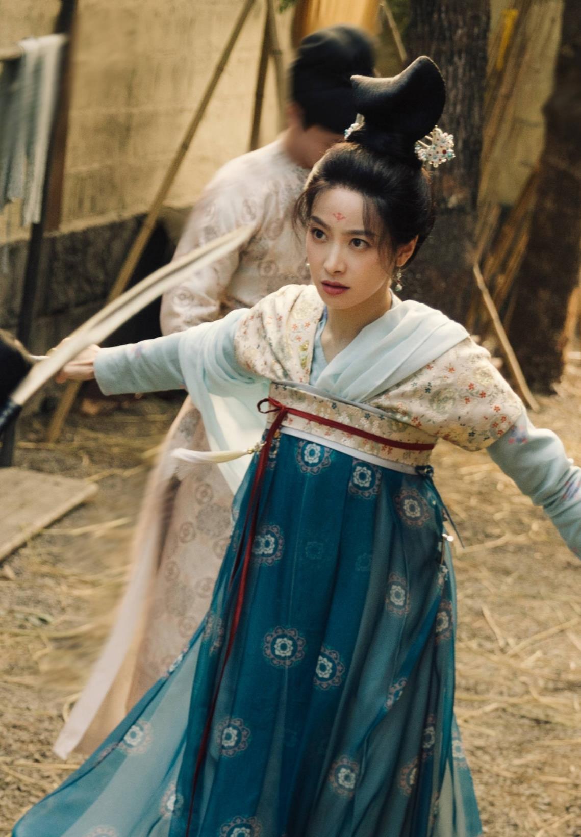 Traditional Hanfu Dress Drama Wind Rises in Luoyang Noble Lady Wu Si Yue Clothing Chinese Tang Dynasty Woman Clothing