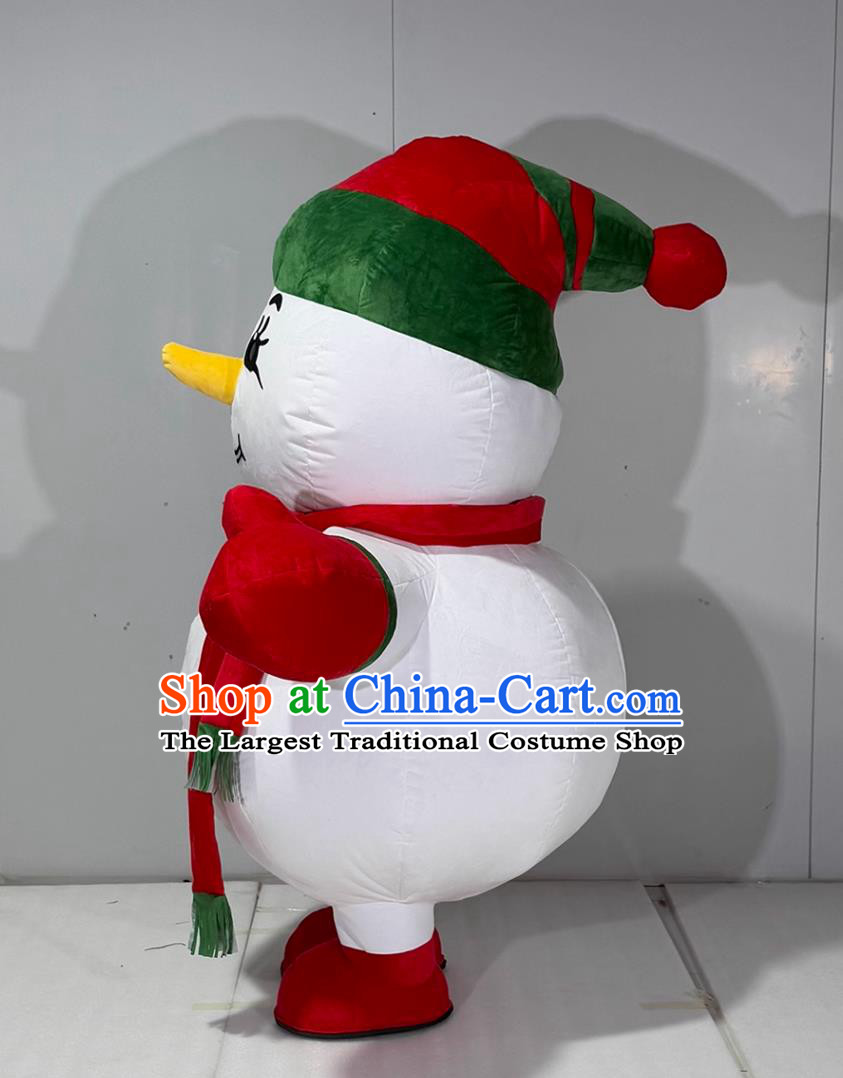 Christmas Snowman Inflatable Cartoon Costume Halloween Event Performance Mascot Clothing