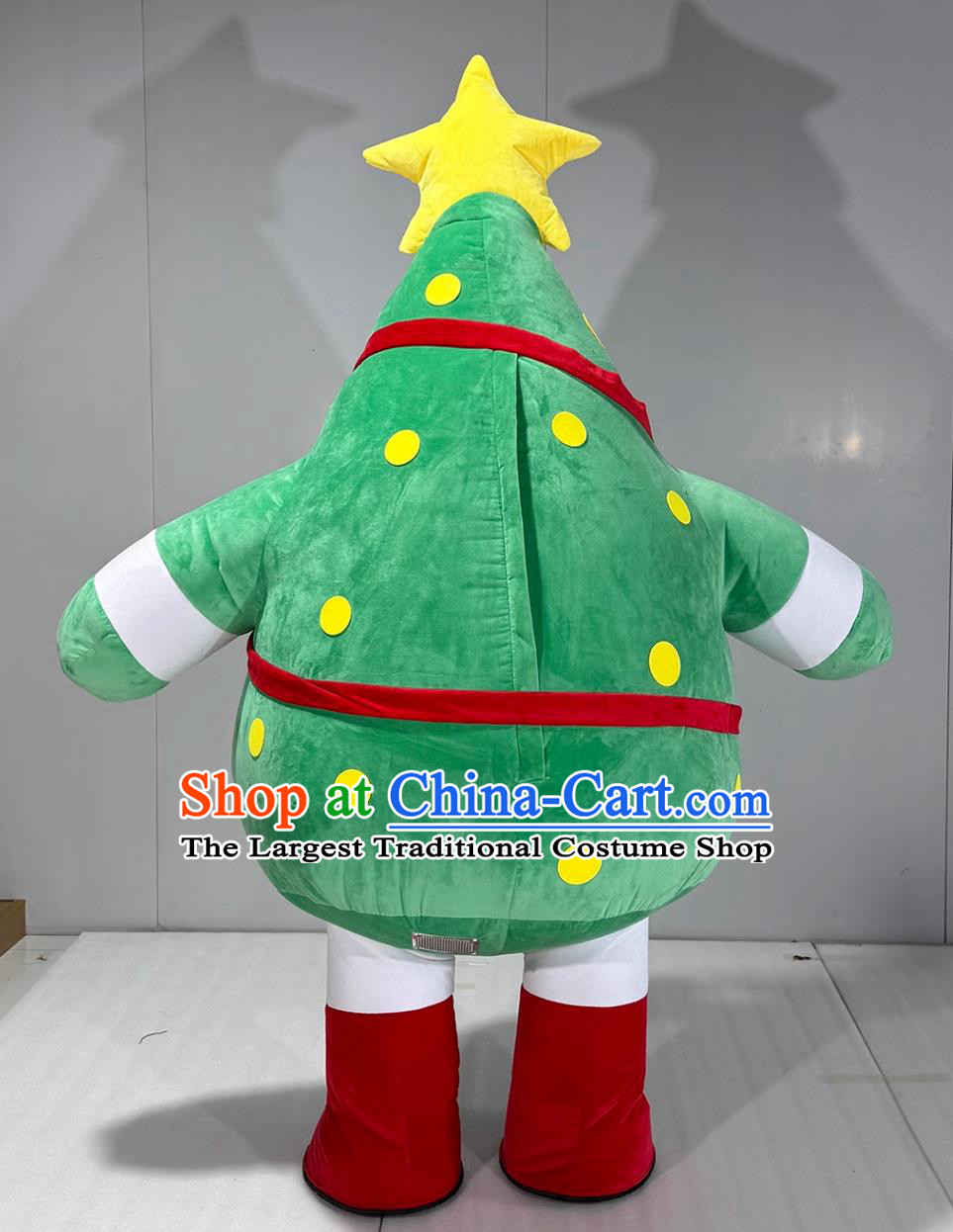 Christmas Tree Inflatable Cartoon Costume Halloween Event Performance Star Mascot Clothing