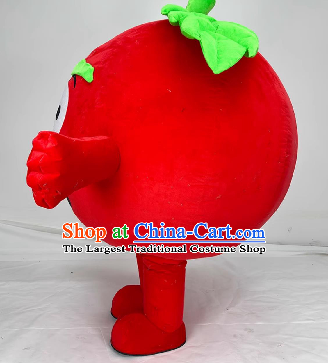 Red Apple Cartoon Inflatable Costume Fruit Sports Event Walking Prop Festival Mascot Clothing