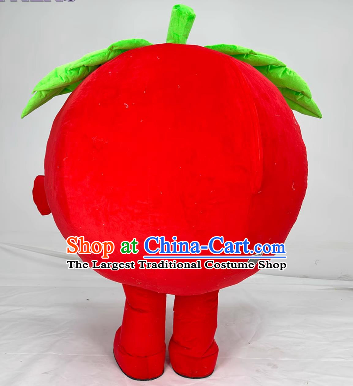 Red Apple Cartoon Inflatable Costume Fruit Sports Event Walking Prop Festival Mascot Clothing