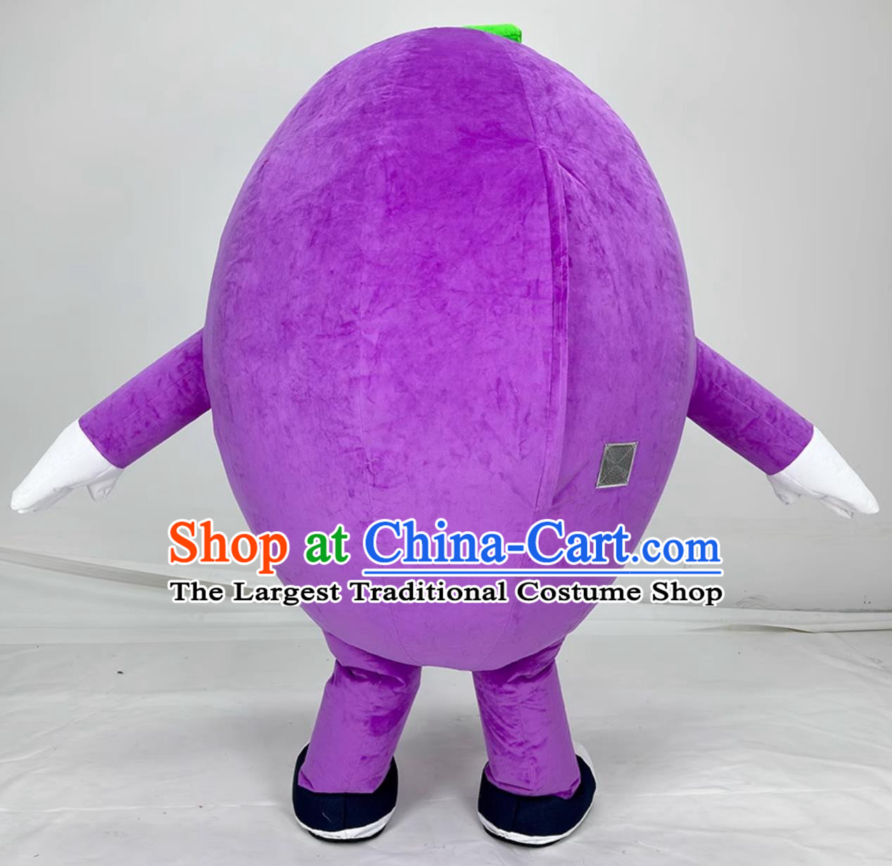 Purple Grape Cartoon Inflatable Costume Fruit Sports Event Walking Prop Festival Mascot Clothing