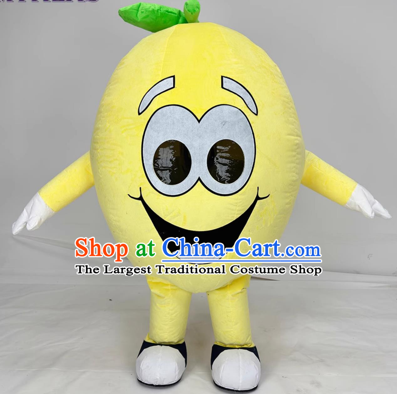 Yellow Pear Cartoon Inflatable Costume Fruit Sports Event Walking Prop Festival Mascot Clothing