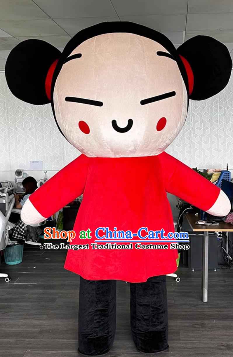 Chinese Child Inflatable Costume Sports Event Annual Party Doll Suit New Year Mascot Clothing