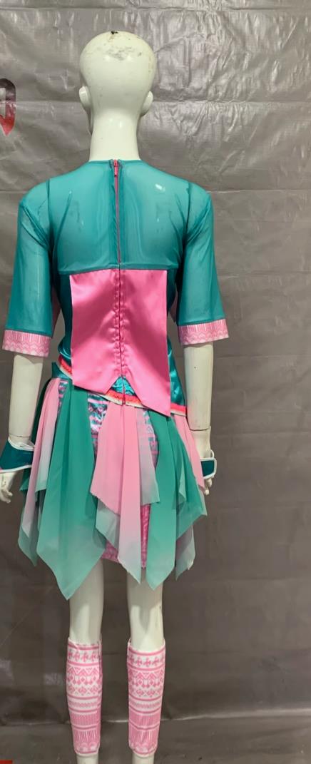 Li Ethnic Woman Attire Hainan Li Minority Costume Performance Gathering Dress