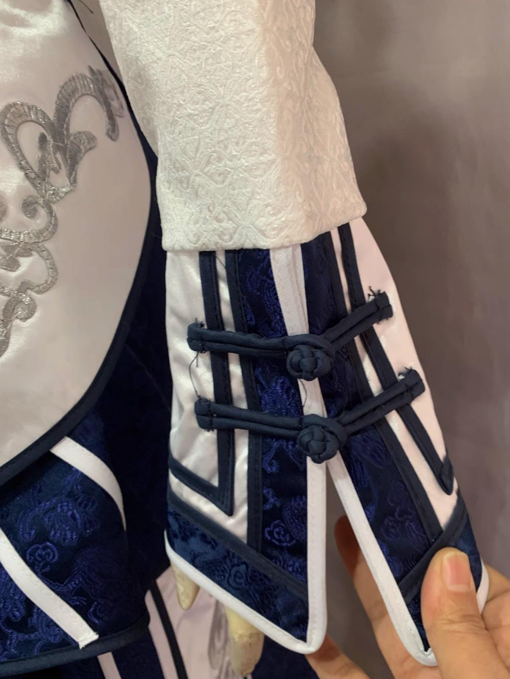 Mongolian Ethnic Costume Chinese Mongol Minority Nationality Performance Traditional Dress