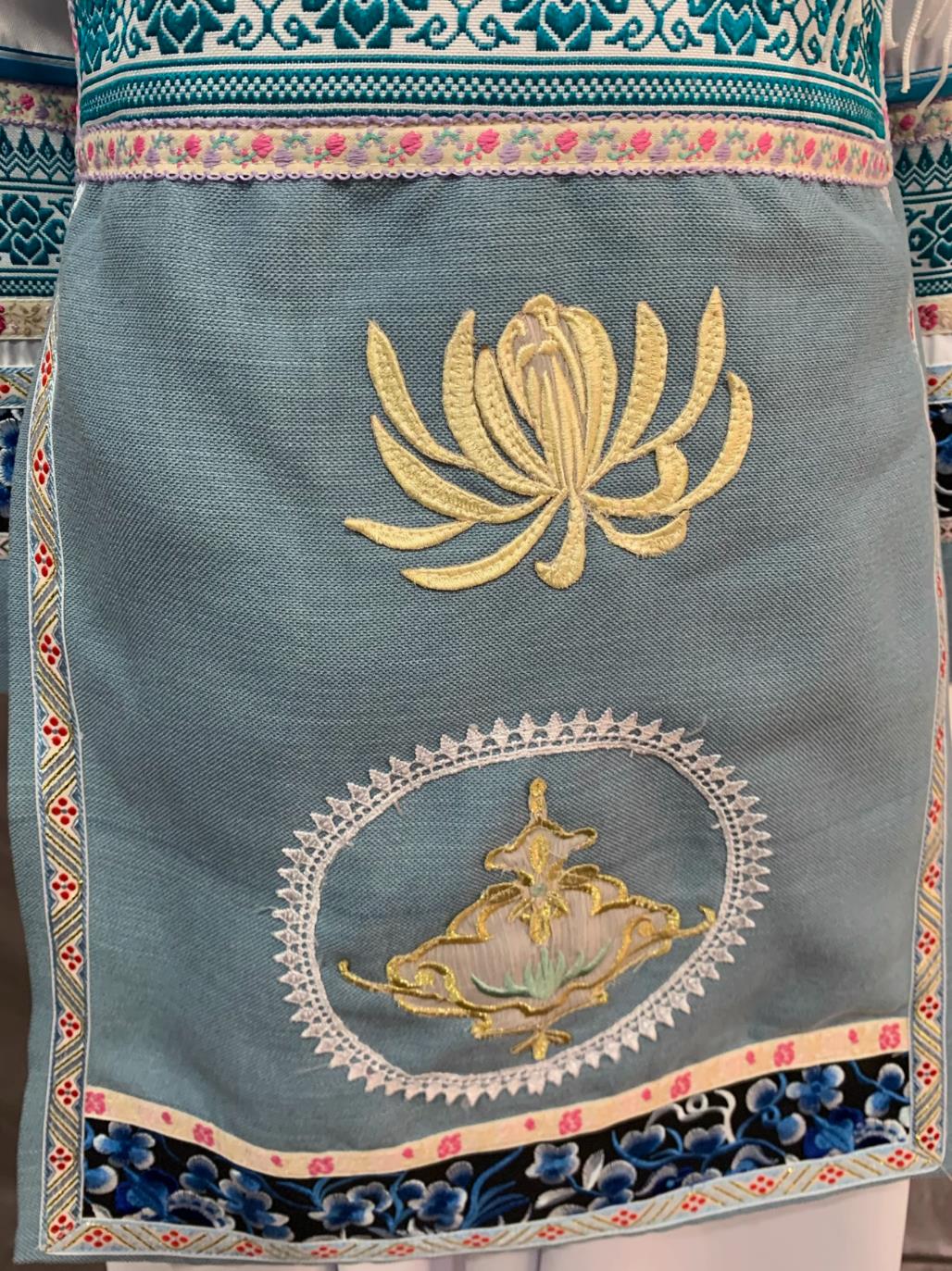 Bai Ethnic Women Costume Yunnan Dali Minority Traditional Dress Chinese Folk Dance Performance Clothing