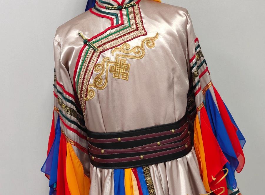Mongolian Ethnic Male Costume Chinese Mongol Minority Fashion Show Attire