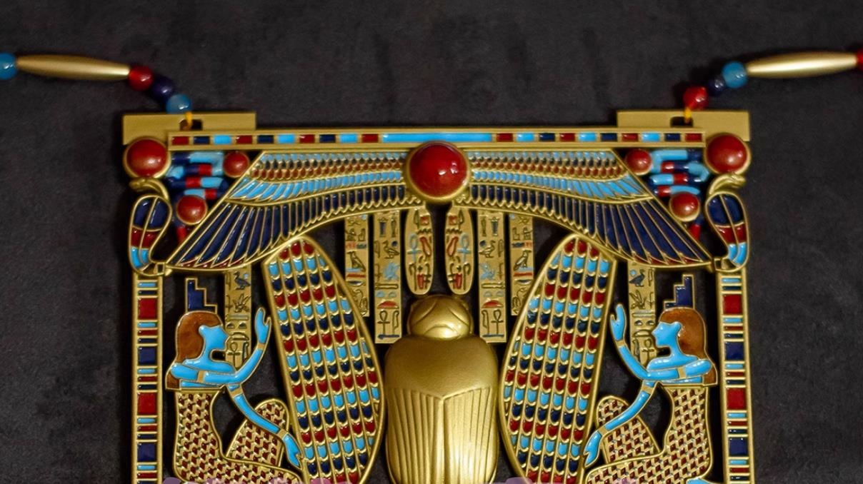 Egyptian Antique Style Replica Artifact Necklace Handmade Egypt Queen Necklace