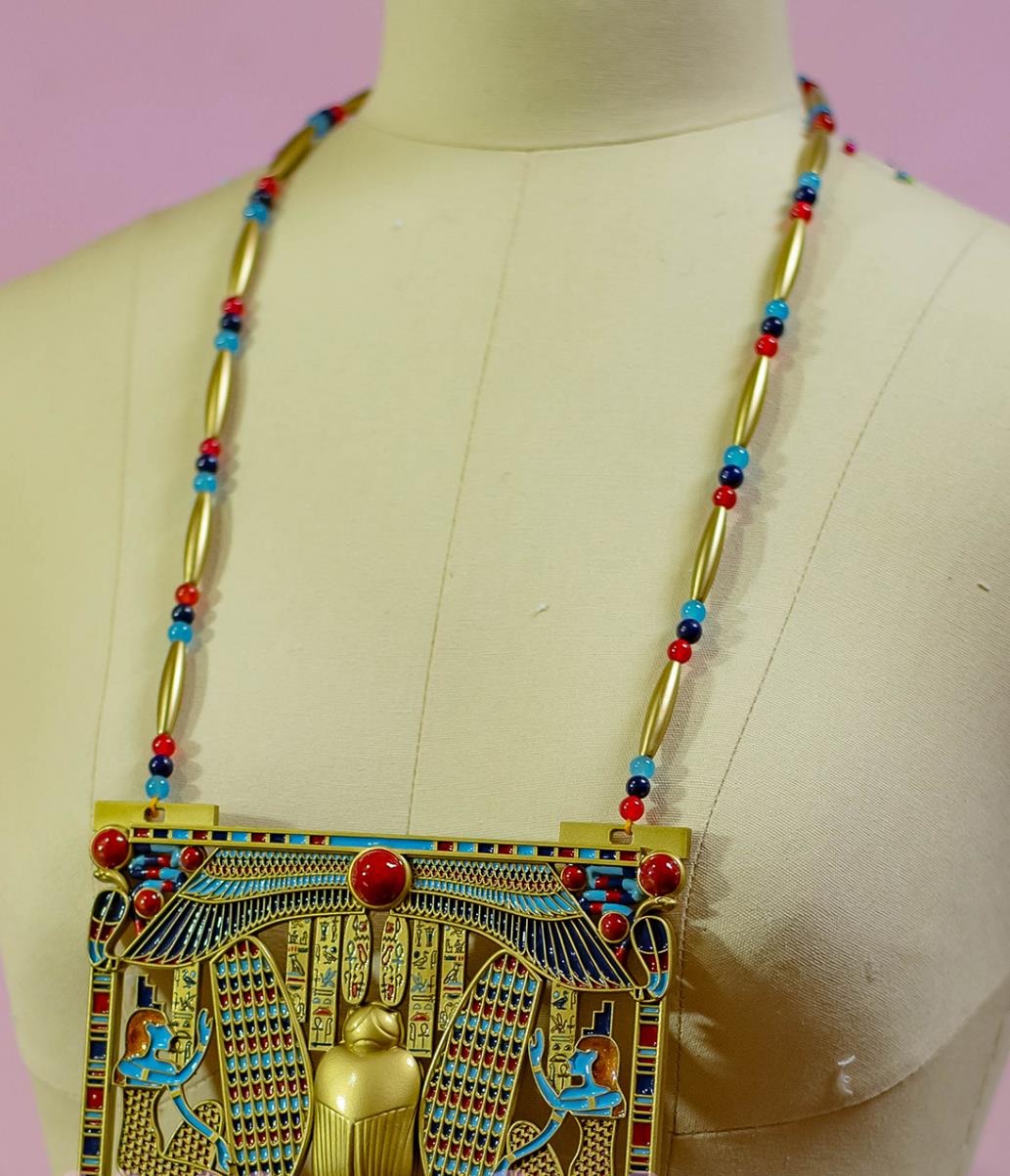 Egyptian Antique Style Replica Artifact Necklace Handmade Egypt Queen Necklace