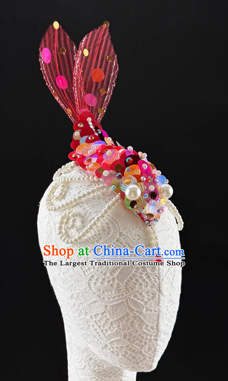 Koi Headdress Children Dance Carp Leaping Over Dragon Gate Fish Joyful Song Carp Performance Hair Accessory