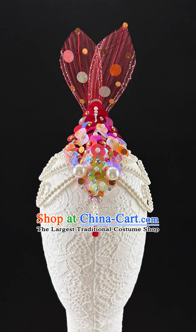 Koi Headdress Children Dance Carp Leaping Over Dragon Gate Fish Joyful Song Carp Performance Hair Accessory