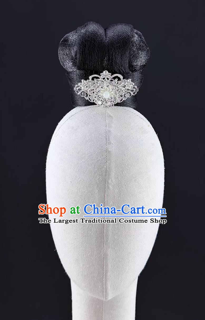 Classical Han Tang Dynasty Dance Hua Xiao Yi Endless Longing Dance Headdress Ancient Chinese Stage Performance Headpiece