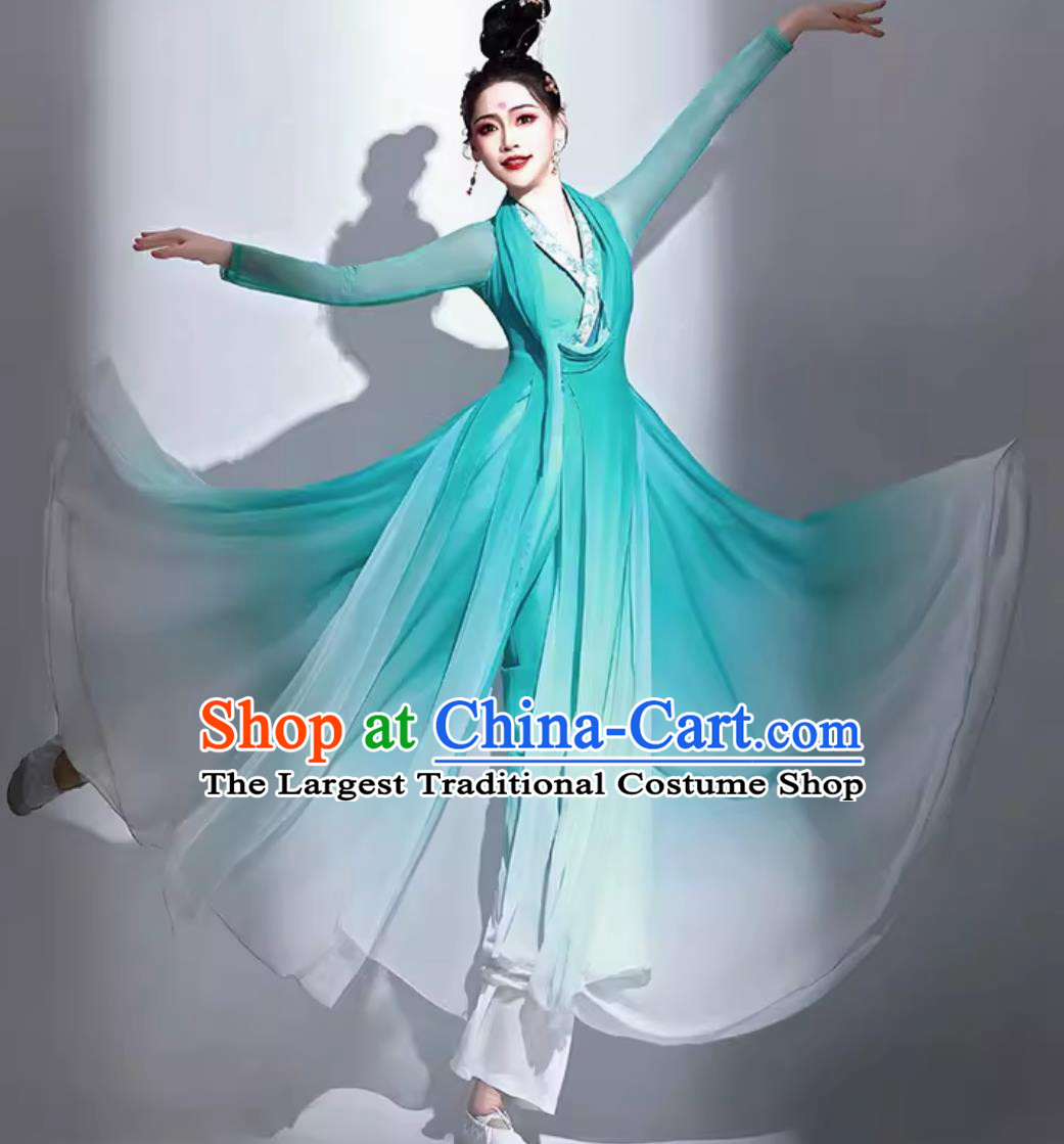 Hua Xiao Yi Wish We Last Forever Classical Dance Costume Women Elegant Chinese Style Han Tang Dance Dress