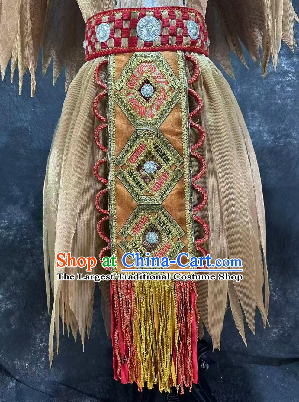 Dong Ethnic Dance Costume Chinese Minority Performance Attire Miao Dance Clothing