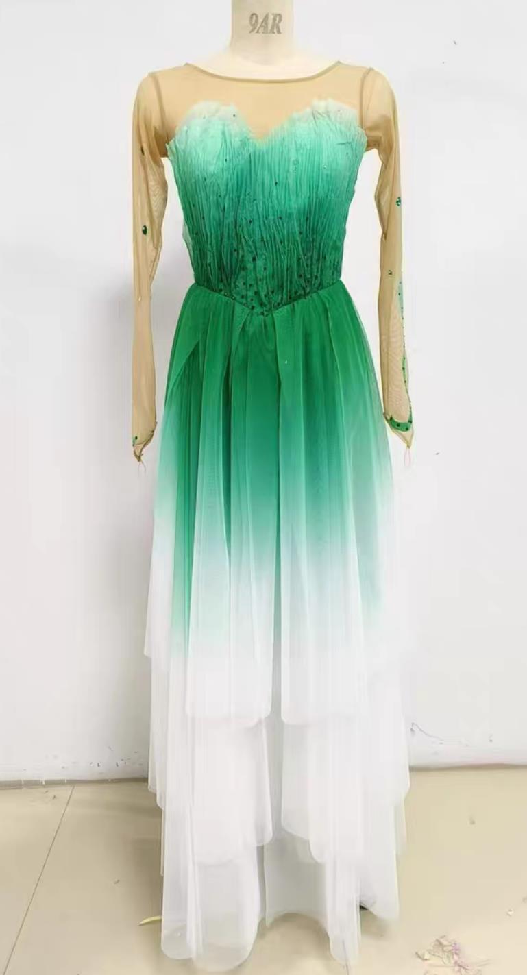 Jasmine Flower Dance Performance Costume Chinese Classical Dance Dress Stage Performance Clothing