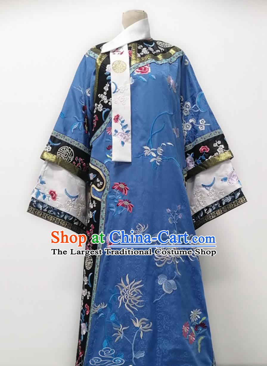 Forbidden City Princess Attire Chinese Qing Dynasty Imperial Consort Costume Traditional Manchu Woman Embroidery Qipao Dress