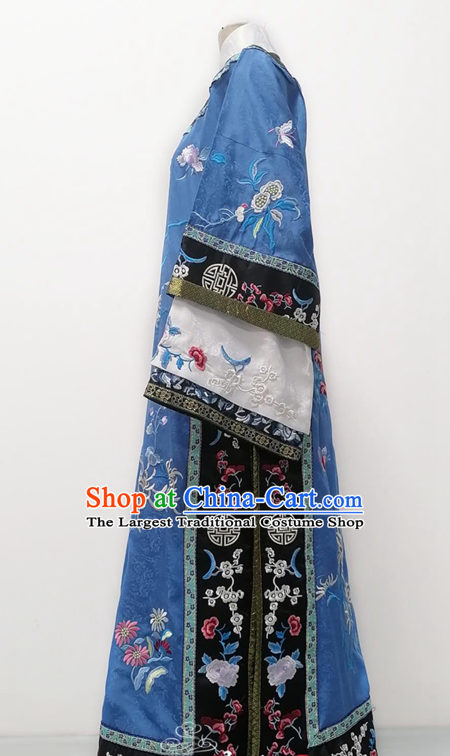 Forbidden City Princess Attire Chinese Qing Dynasty Imperial Consort Costume Traditional Manchu Woman Embroidery Qipao Dress