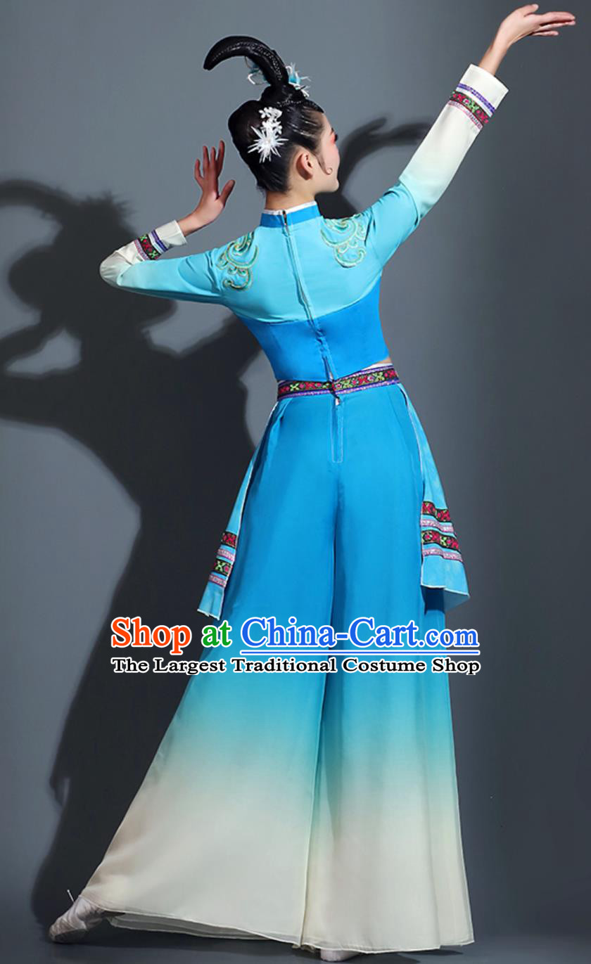 Yangko Dance Costume Chinese Folk Dance Clothing On The Field Of Hope Village Girl Tea-Picking Dance Outfit