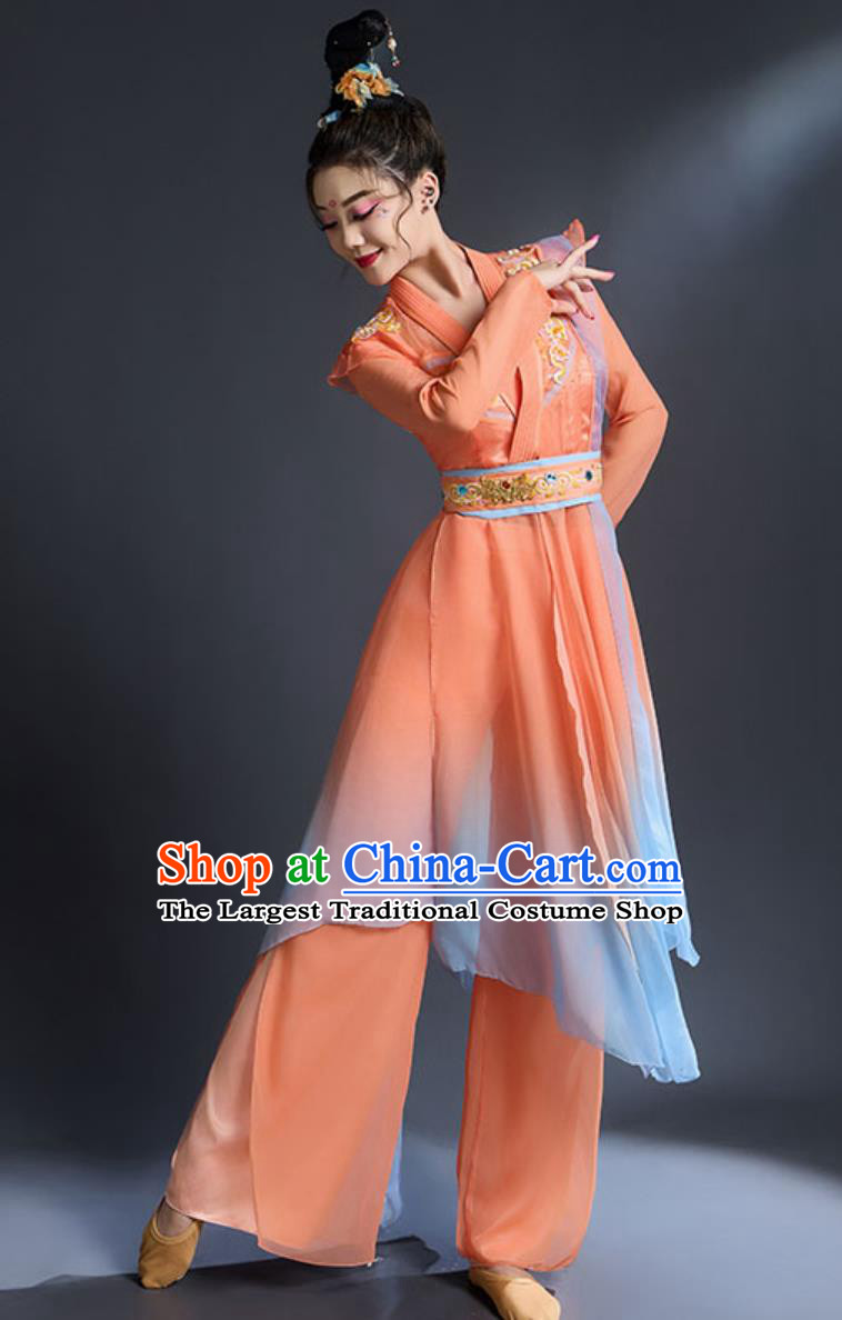 Classic Dance Performance Costume Women Chinese Style Yue Nv Ci Drama Dance Clothing Ancient Hanfu
