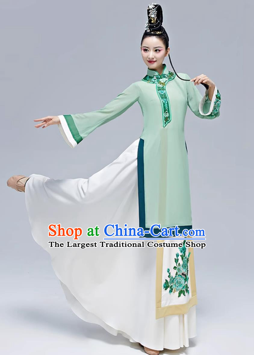 Qing Feng Xu Lai Performance Clothing Women Group Dance Costume Chinese Classical Dance Dress
