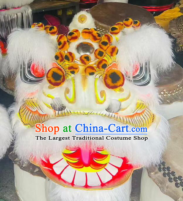Traditional Festival Dancing Lion Clothing Handmade Radish Whiskers Lion Head Chinese Lion Dance Costume Complete Set