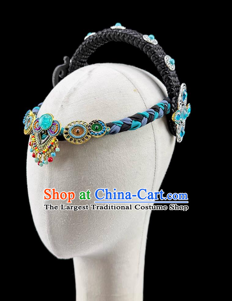 Mongolian Dance Headpiece Mongolian Ethnic Folk Dance Hair Jewelry