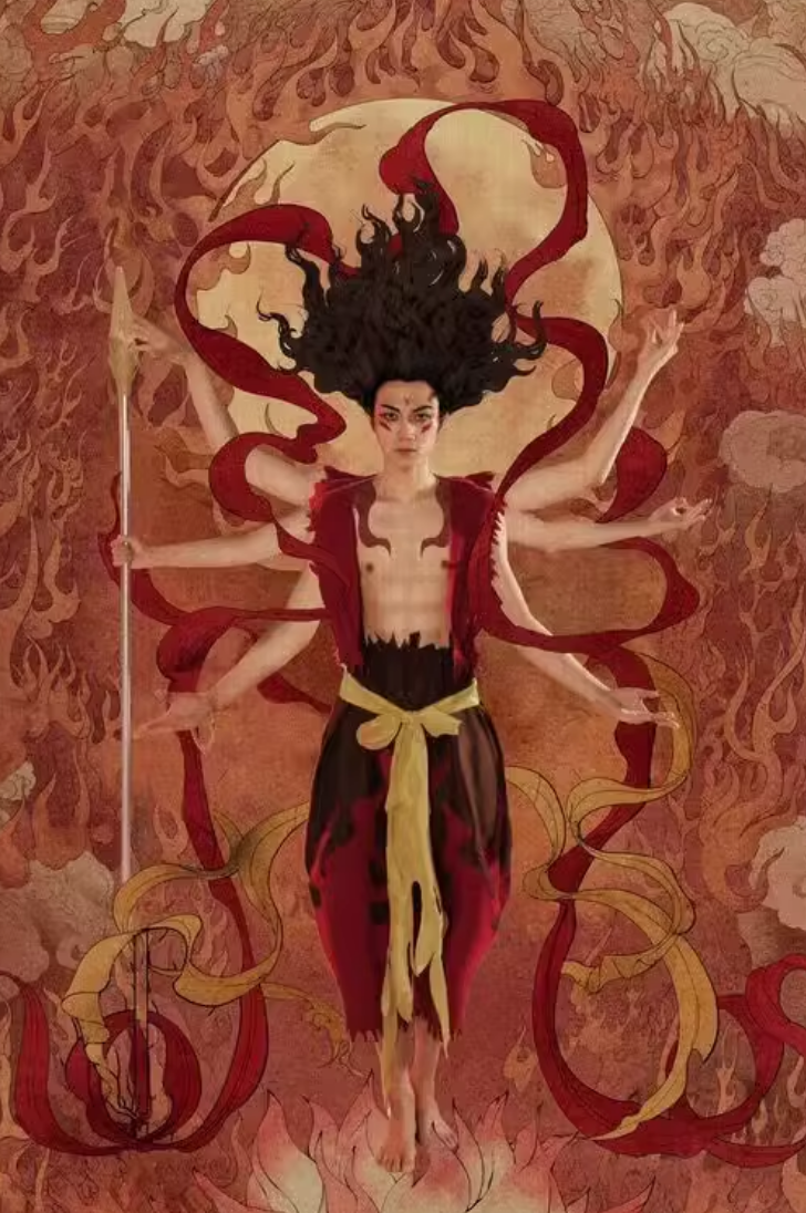 Chinese Nezha Reborn Warframe Costumes China Ne Zha Rebirth Movie Costume Asian Traditional Na Zha Reborn Clothing and Accessories Complete Set for Kids and Adults