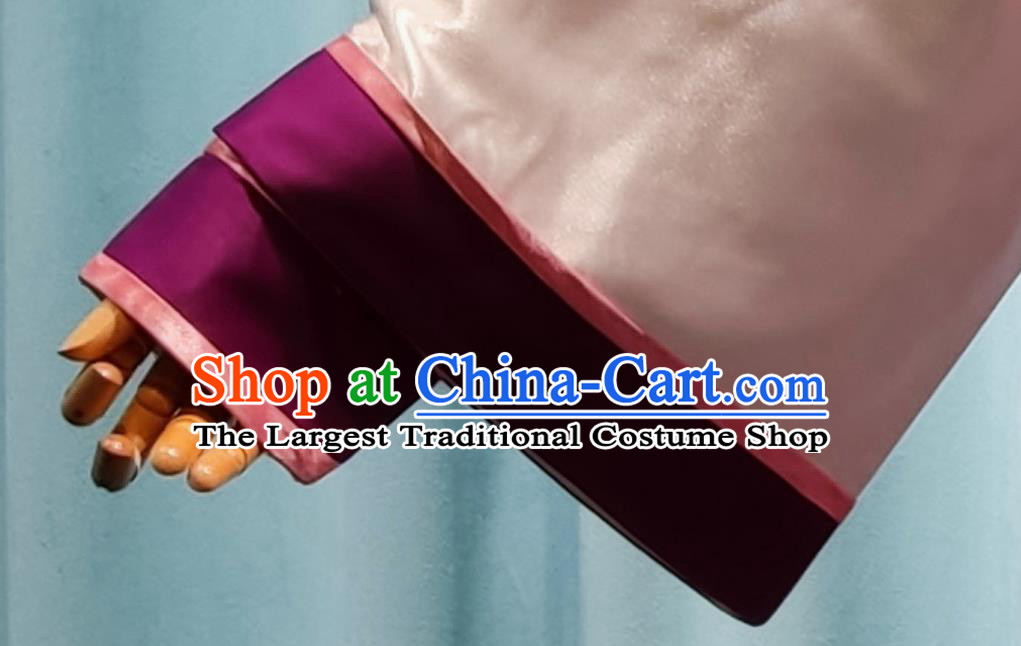 Ancient China Qing Dynasty Woman Pink Dress Chinese TV Series My Fair Princess Jin Suo Costume Traditional Servant Girl Clothing