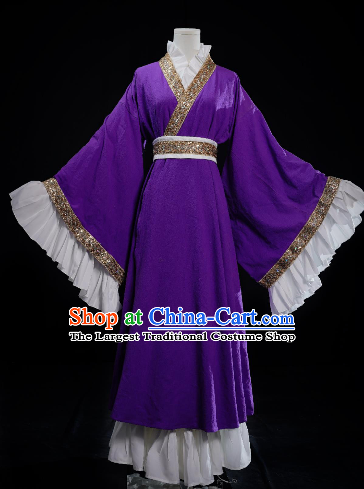 TV Series The Story of Saiunkoku Liu Hui Replica Costume Traditional Purple Hanfu Ancient China Swordsman Clothing