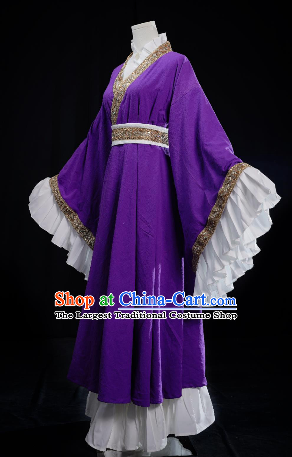 TV Series The Story of Saiunkoku Liu Hui Replica Costume Traditional Purple Hanfu Ancient China Swordsman Clothing