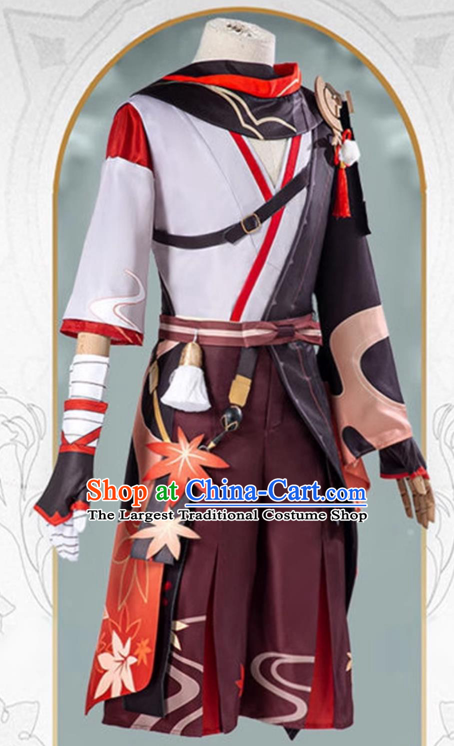 Genshin Impact Cosplay Costume Kaedehara Kazuha Male Stylish Costume Anime Game Cosplay Outfit Suit