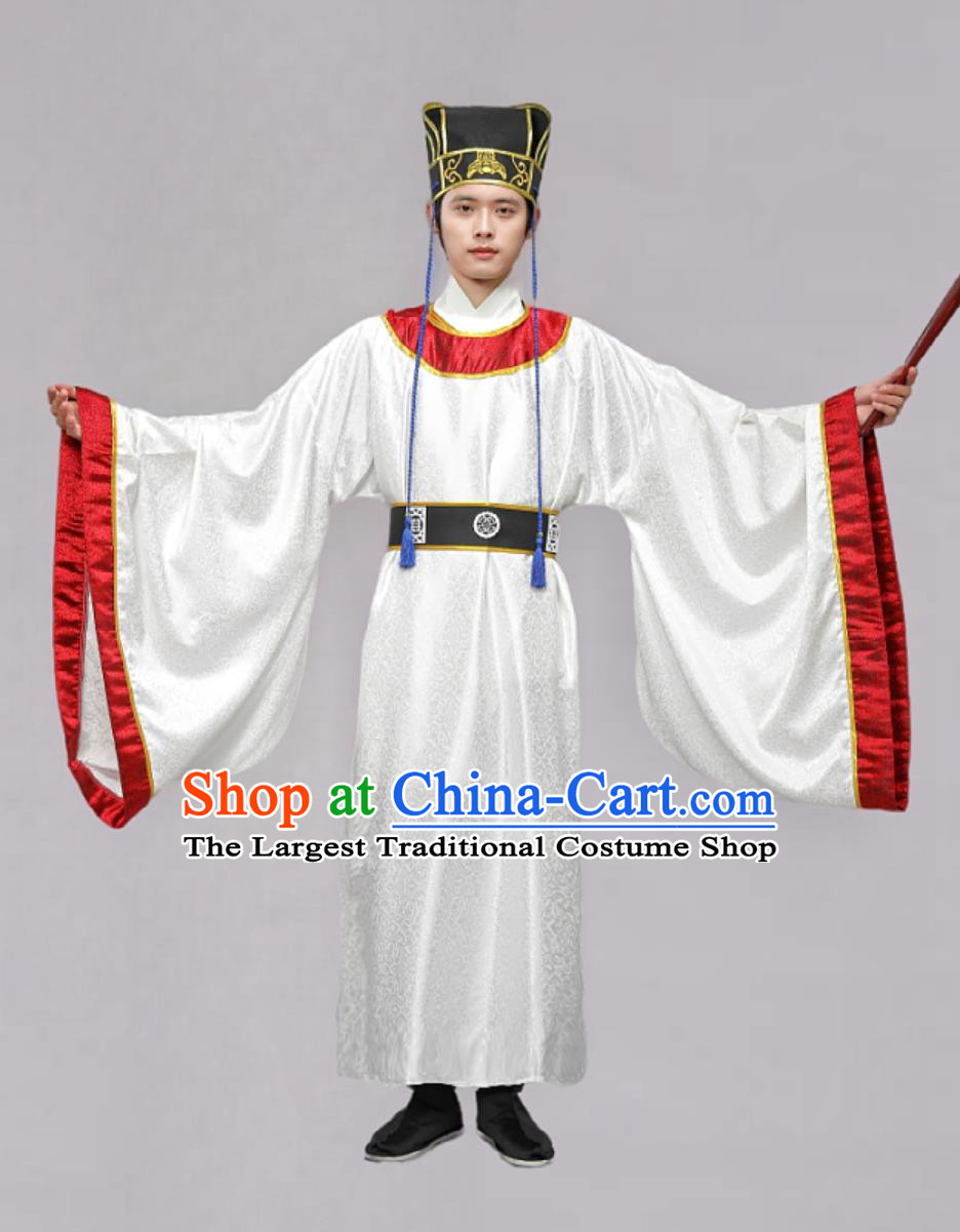 Confucian Ceremony Offering Costume Bayi Dance Hanfu Chinese Tang Dynasty Restoration Round Collar Robe Unisex Ancient Attire Sacrificial Event