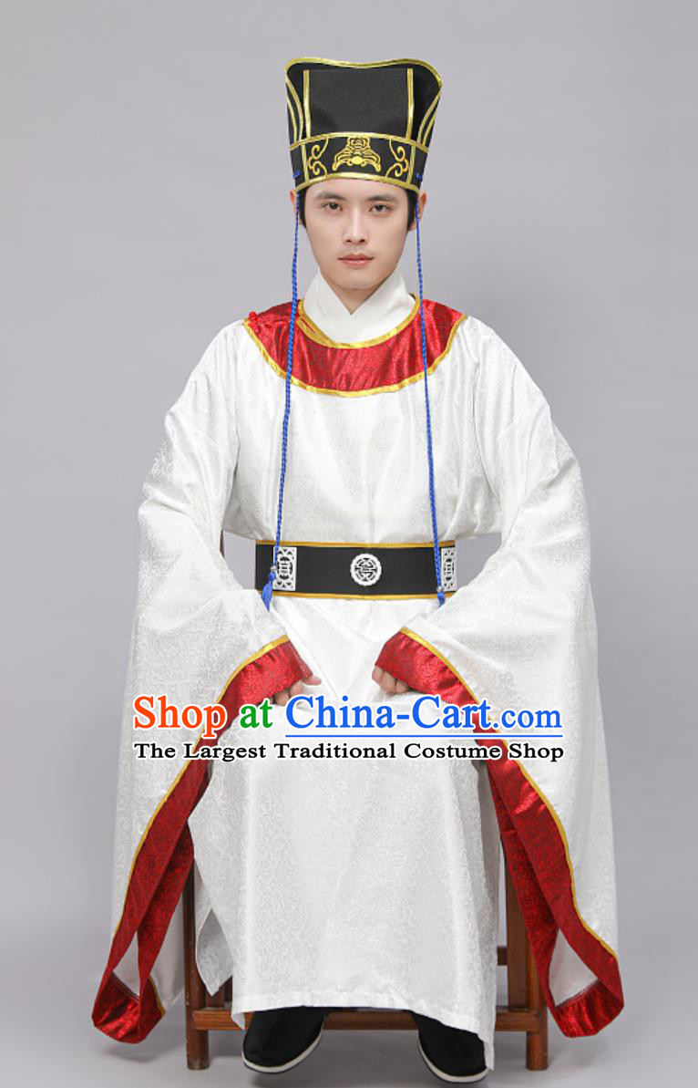 Confucian Ceremony Offering Costume Bayi Dance Hanfu Chinese Tang Dynasty Restoration Round Collar Robe Unisex Ancient Attire Sacrificial Event