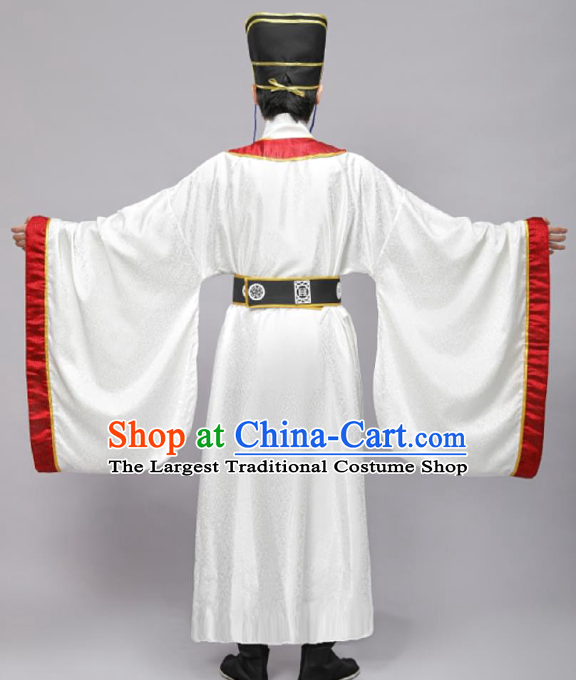 Confucian Ceremony Offering Costume Bayi Dance Hanfu Chinese Tang Dynasty Restoration Round Collar Robe Unisex Ancient Attire Sacrificial Event