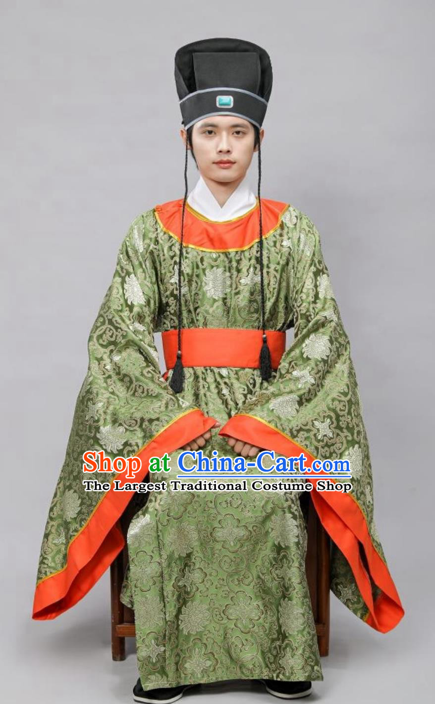 Confucian Ceremony Main Priest Assistant Priest Attire Folk Sacrificial Ritual Bayi Dance Costume Ancient Chinese Style Hanfu
