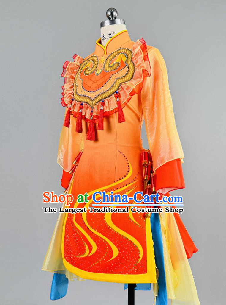 Festive Opening Dance Song And Dance Performance Costume Ethnic Square Dance Set Yangko Performance Costume