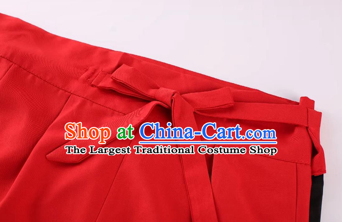 Men Zhiju Formal Attire Ancient Chinese Performance Costume Sacrificial Ceremony Confucius Ceremony Hanfu