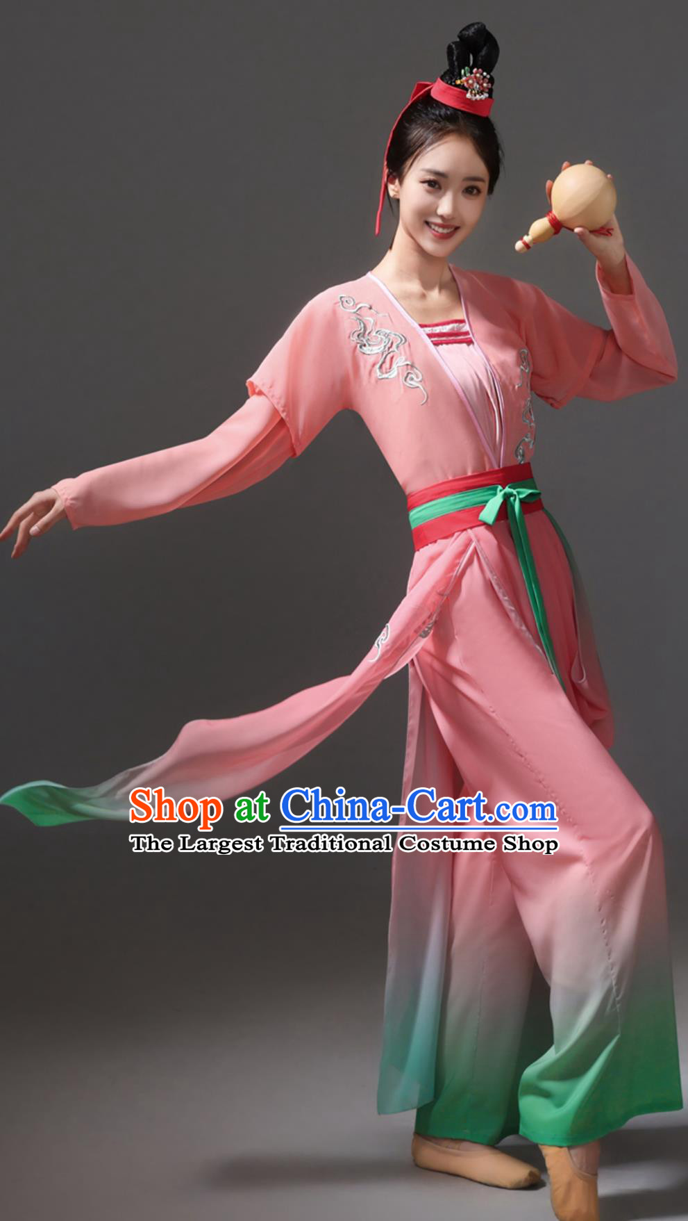 Chinese Dance Zui Hua Xi Costume Woman Solo Dance Pink Outfit Classical Dance Performance Clothing