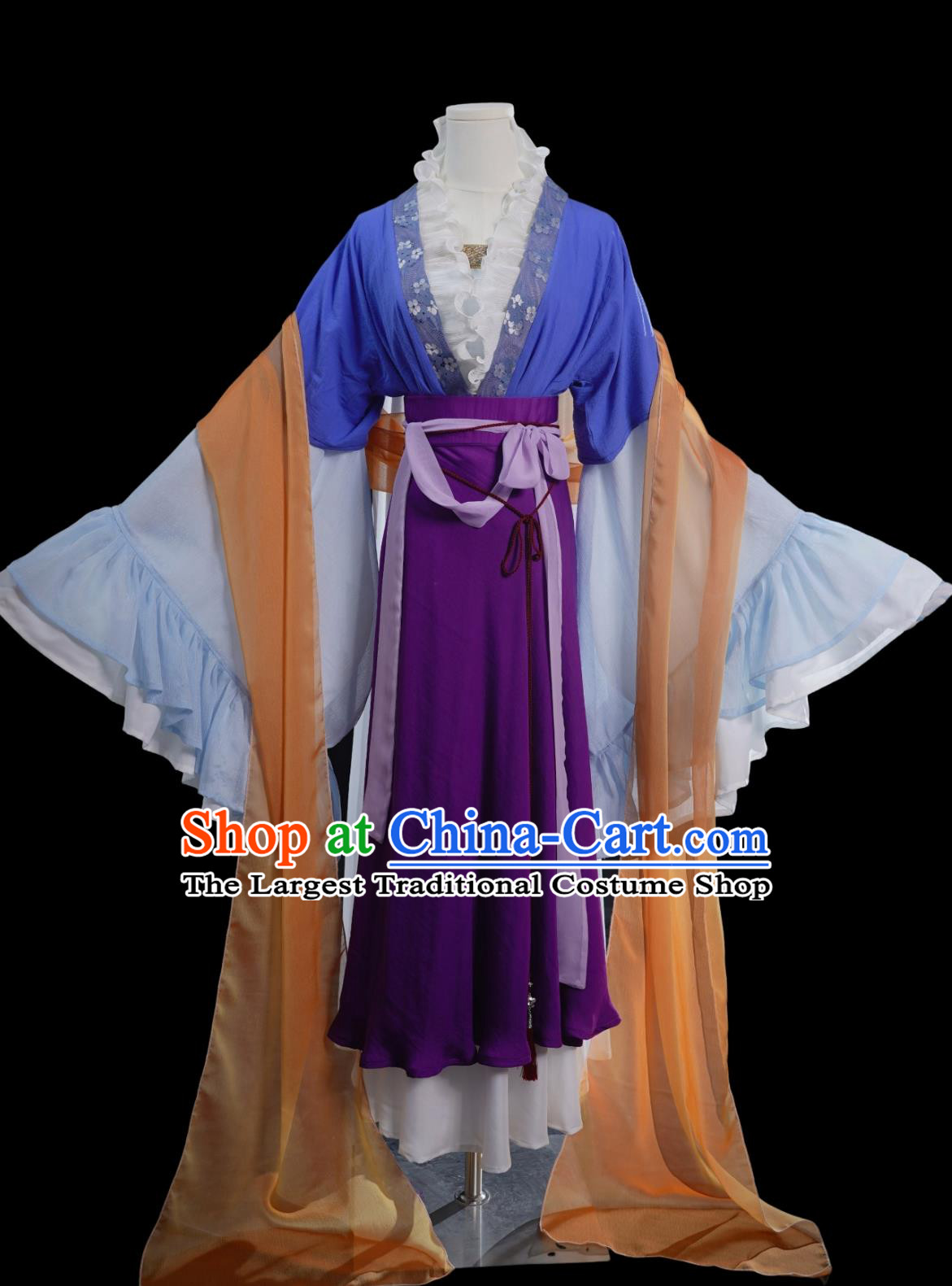 Cartoon TV Series The Story of Shurei Sai Ryuuki Replica Costume Traditional Hanfu Dress Ancient China Royal Princess Clothing