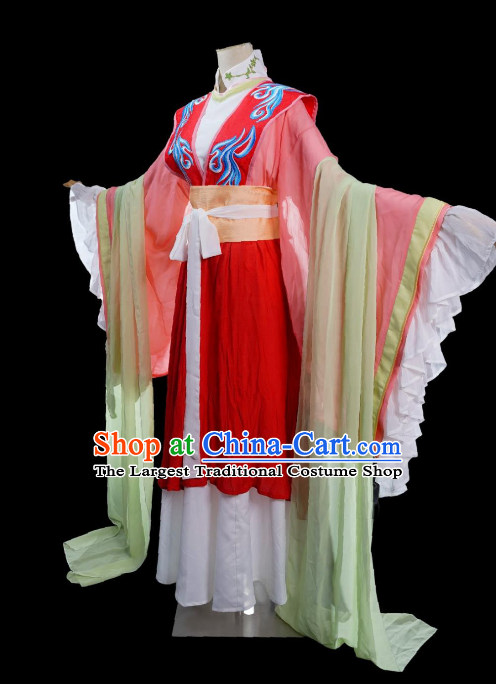 Ancient China Royal Princess Clothing Cartoon TV Series The Story of Shurei Sai Ryuuki Replica Costume Traditional Hanfu Dress